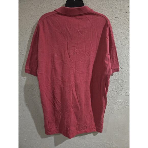 Polo Ralph Lauren Polo Shirt, Short Sleeve, Red, 100% Cotton, Men's Size Large - Picture 2 of 4